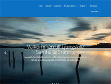 Tablet Screenshot of ljungskile.se